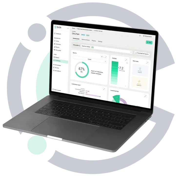 Wave connect dashboard on a laptop